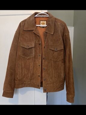 Vintage Hard Rock Cafe Calgary Suede Jacket – Brown “Save the Planet”